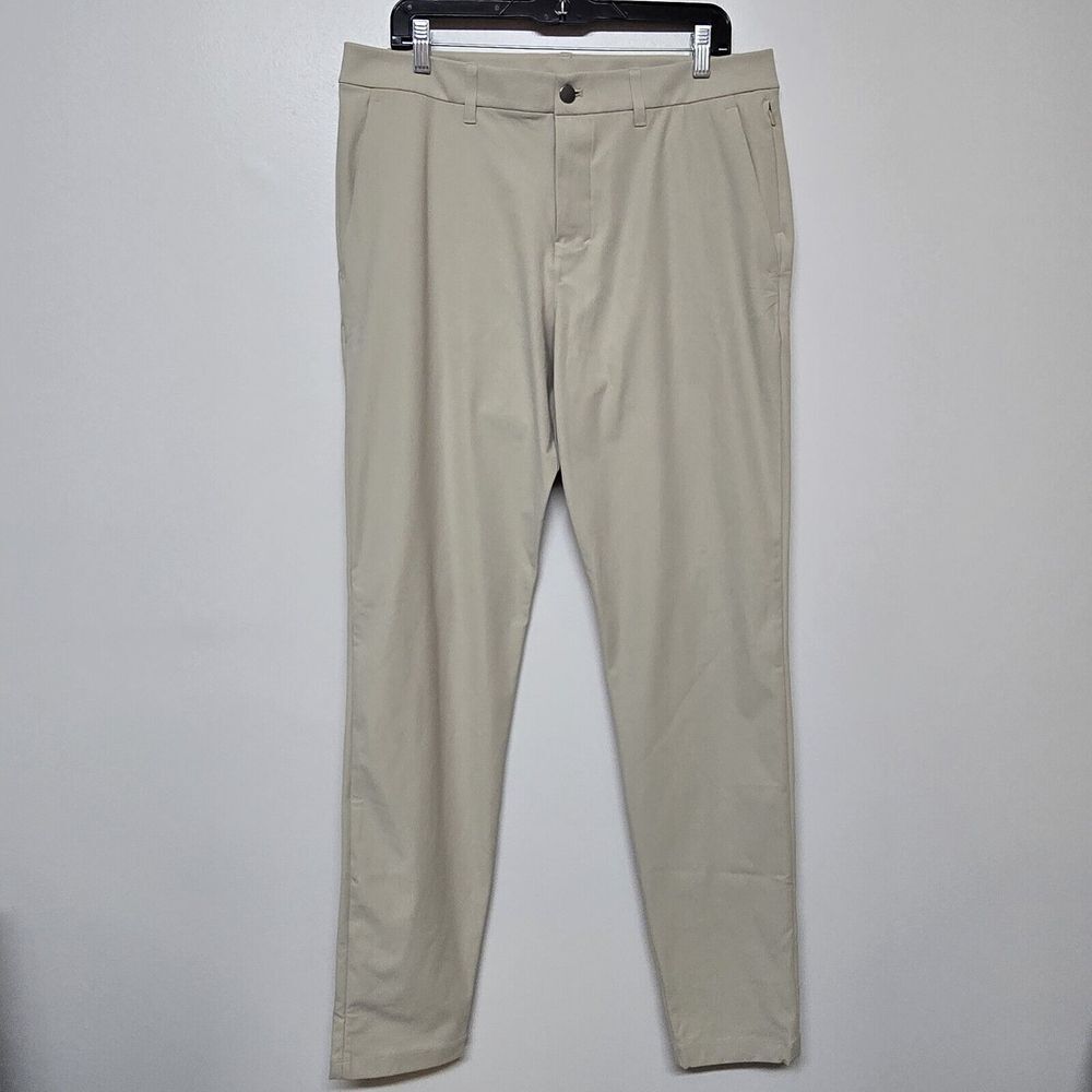 Lululemon ABC Classic-Fit 5 Pocket Pant Warpstreme Trench Color Size 35/35‎